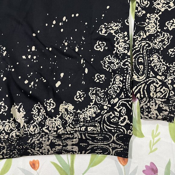 AMIRI Paisley Splatter Hoodie Black - Picture 9 of 9